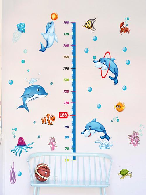 dolphin fish theme wall stickers - 14408990 - Standard Image - 1