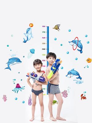 dolphin fish theme wall stickers - 14408990 - Standard Image - 3