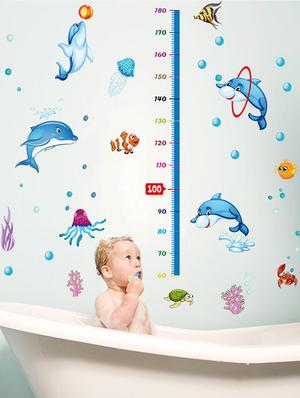 dolphin fish theme wall stickers - 14408990 - Standard Image - 4