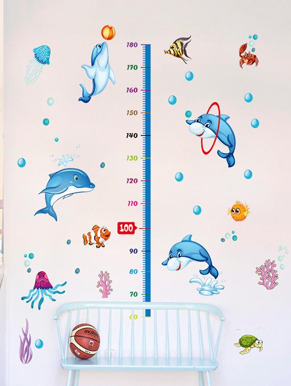 dolphin fish theme wall stickers - 14408990 - Zoom Image - 1