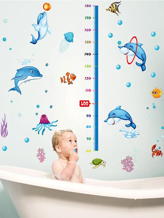 dolphin fish theme wall stickers - 14408990 - Zoom Image - 4