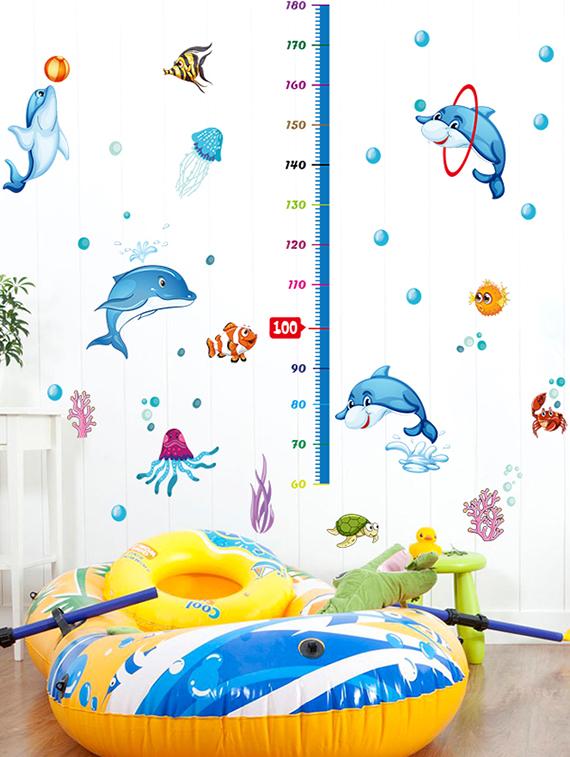 dolphin fish theme wall stickers - 14408990 - Zoom Image - 5