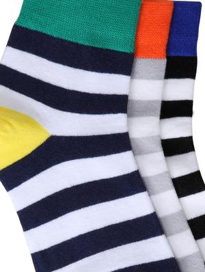 set of 3 multi colored cotton socks - 14409724 - Standard Image - 3