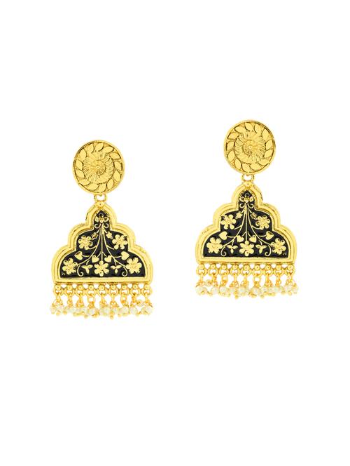 black brass other earring - 14410006 - Standard Image - 1