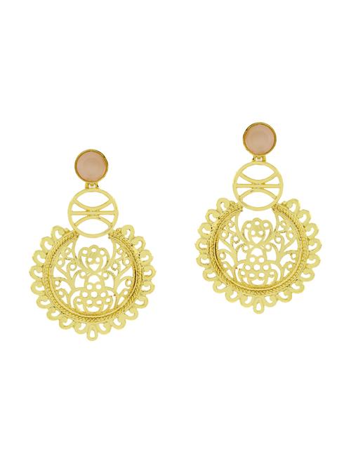 pink brass other earring - 14410012 - Standard Image - 1