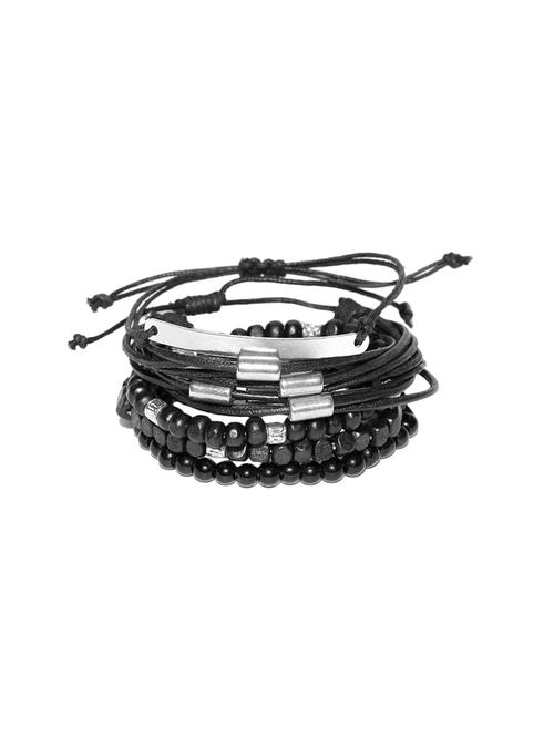black nonmetal bracelet - 14410220 - Standard Image - 1