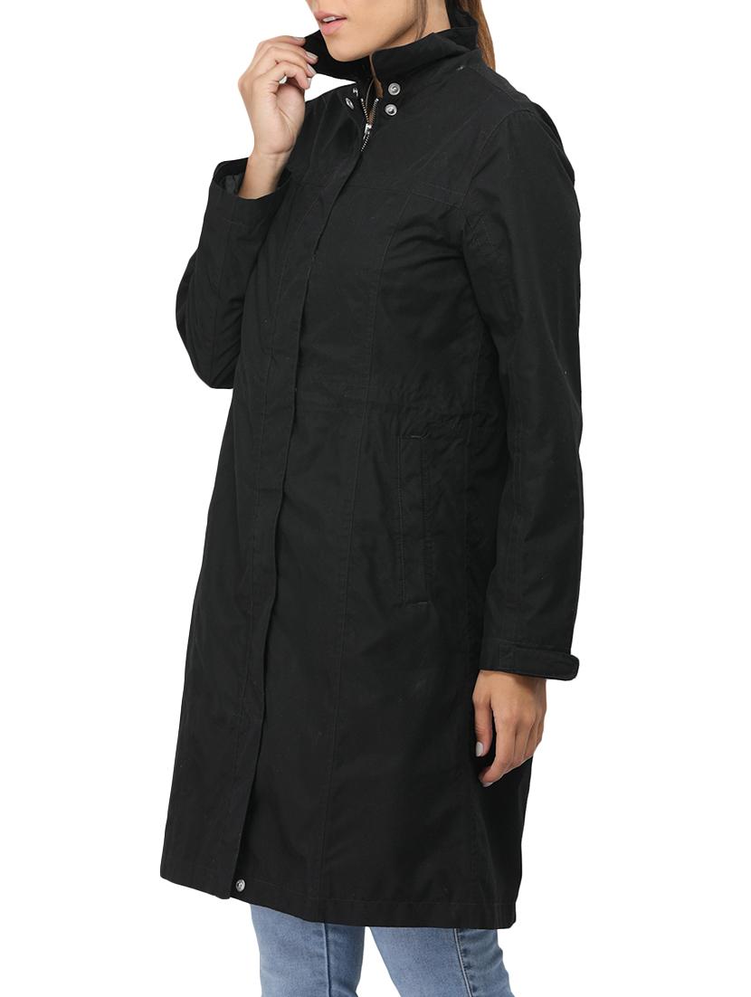 solid black casual coat - 14410871 - Zoom Image - 2