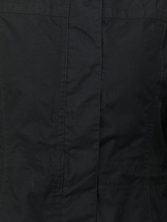 solid black casual coat - 14410871 - Zoom Image - 4