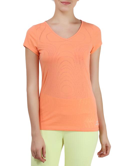 orange cotton blend top - 14411078 - Standard Image - 1