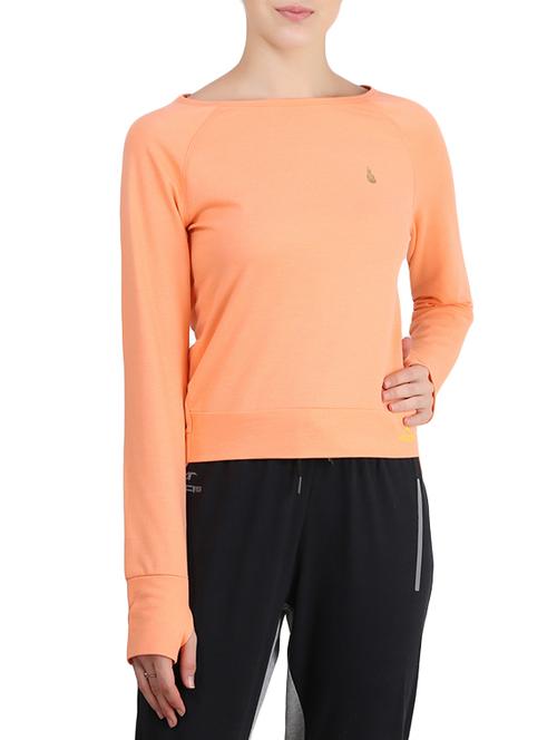 orange cotton blend top - 14411079 - Standard Image - 1