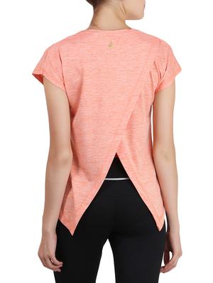 orange polyester regular top - 14411081 - Standard Image - 3