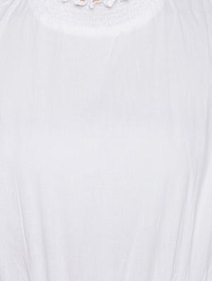 white cotton balloon top - 14411195 - Standard Image - 4