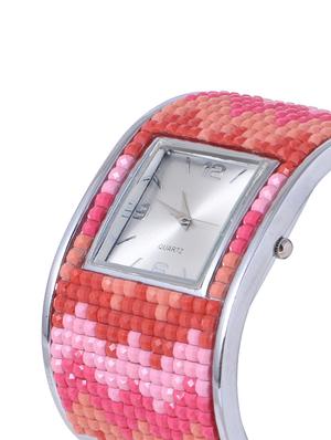 skylofts marble silver dial multicolour ladies watch women bracelet - 14411859 - Standard Image - 2