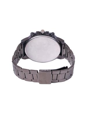 skylofts analog black dial stainless steel watch - 14411879 - Standard Image - 3