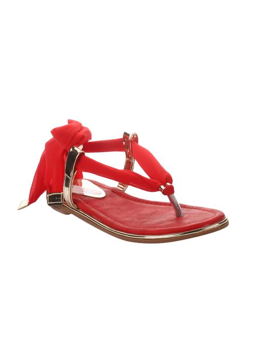 red back strap sandal - 14411926 - Standard Image - 1