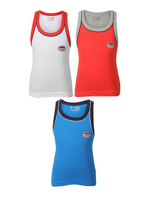 multi colored cotton vest - 14412387 - Standard Image - 1