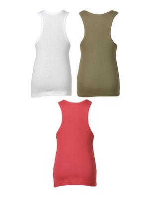 multi colored cotton vest - 14412393 - Standard Image - 2
