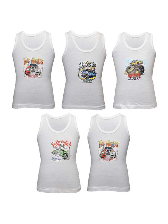 white cotton vest - 14412415 - Zoom Image - 1