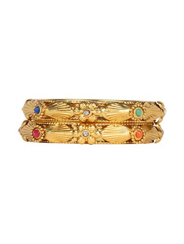 multi gold plated bangle - 14413487 - Very Small Image - 1