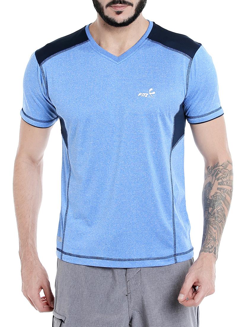 blue polyester tshirt - 14413642 - Zoom Image - 1