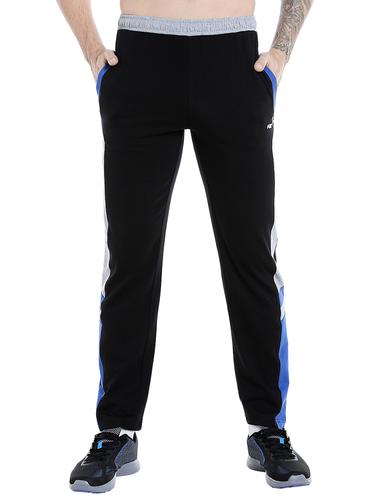 black cotton track pant - 14413650 - Very Small Image - 1