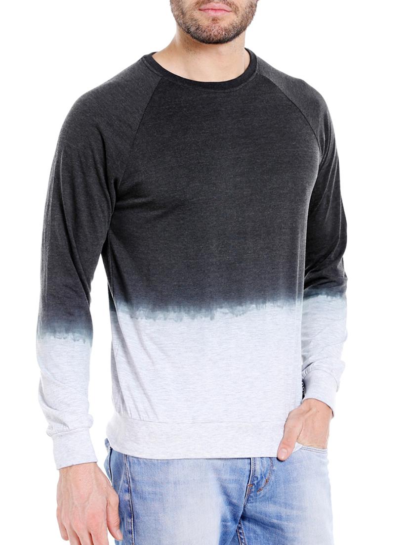 grey cotton raglan t-shirt