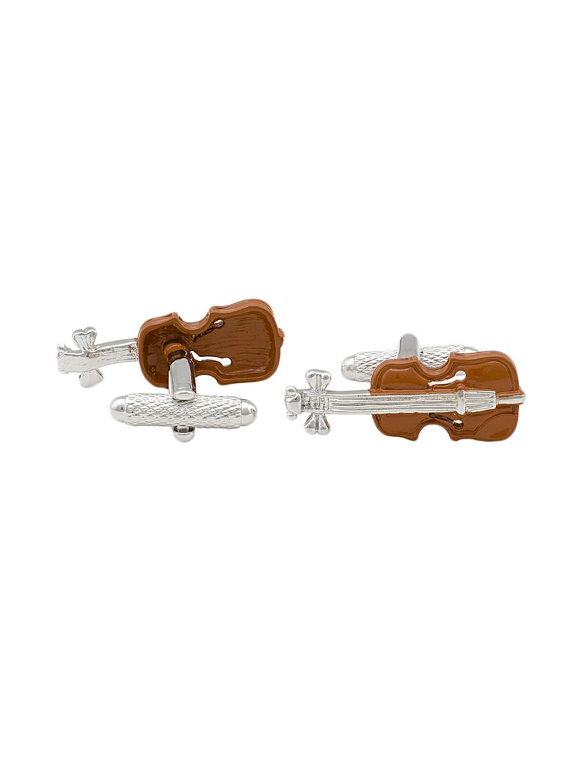 brown metal cufflink - 14413986 - Zoom Image - 2