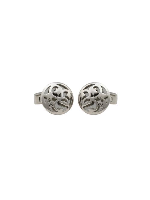silver metal cufflink - 14413987 - Standard Image - 1