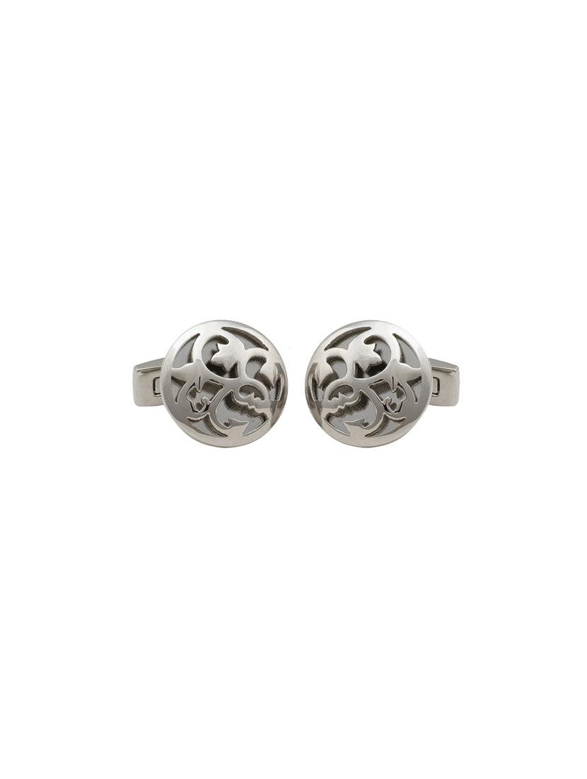 silver metal cufflink - 14413987 - Zoom Image - 1