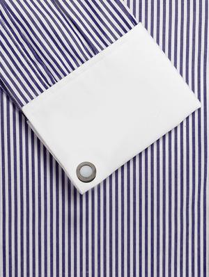 grey metal cufflink - 14413997 - Standard Image - 3