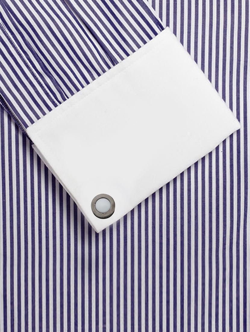 grey metal cufflink - 14413997 - Zoom Image - 3
