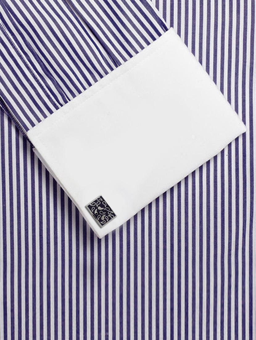purple metal cufflink - 14413999 - Zoom Image - 3