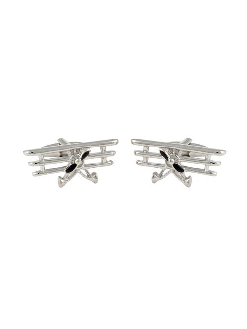 silver metal cufflink - 14414013 - Very Small Image - 1