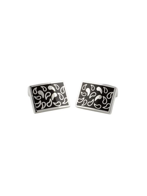 black metal cufflink - 14414014 - Standard Image - 1