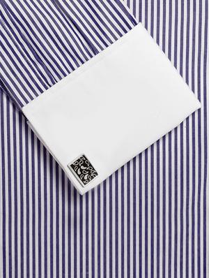 black metal cufflink - 14414014 - Standard Image - 3