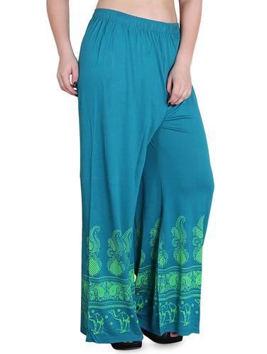 light blue cotton palazzos - 14415514 - Very Small Image - 1