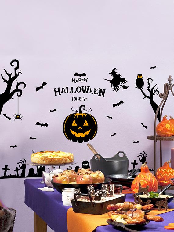 cortina happy halloween party theme wall stickers - 14415653 - Zoom Image - 4