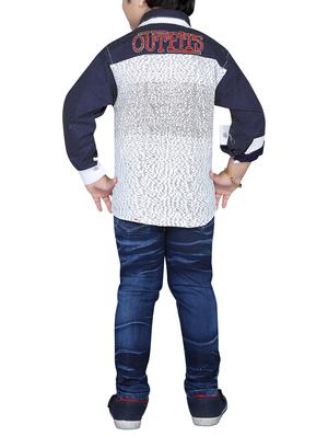 blue cotton full length set - 14416368 - Standard Image - 4