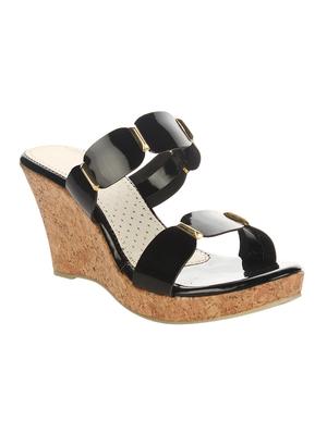black airmax slip on wedges - 14417933 - Standard Image - 1