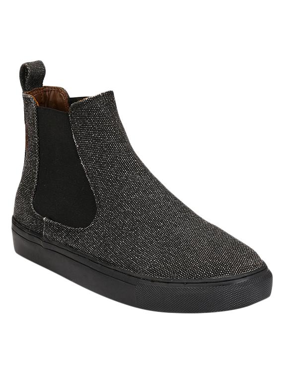 black Canvas slip on sneaker - 14418071 - Zoom Image - 1