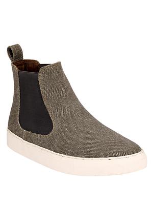 grey Canvas slip on sneaker - 14418074 - Standard Image - 1