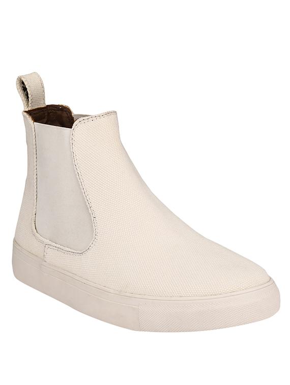 white Canvas slip on sneaker - 14418076 - Zoom Image - 1