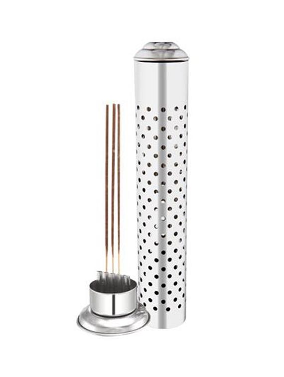 Stainless Steel Agarbatti Stand, Incense Stick Holder, Puja Accessories & Puja Articles (Silver) - 14418340 - Zoom Image - 1