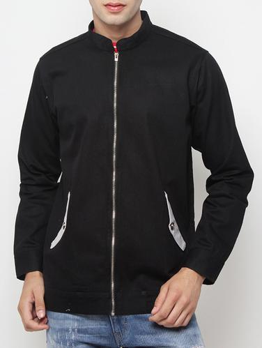 black cotton bomber jacket - 14418341 - Very Small Image - 1