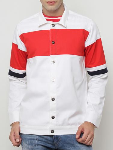 white cotton bomber jacket - 14418355 - Very Small Image - 1