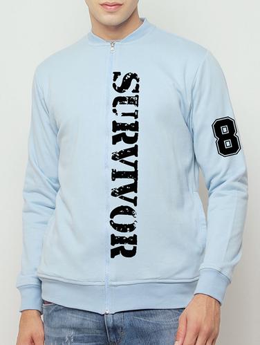 blue cotton bomber jacket - 14418383 - Very Small Image - 1