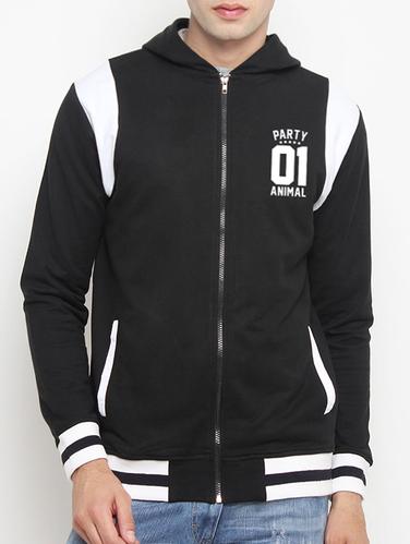 black cotton sweatshirt - 14418413 - Very Small Image - 1