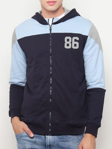 blue cotton sweatshirt - 14418433 - Very Small Image - 1