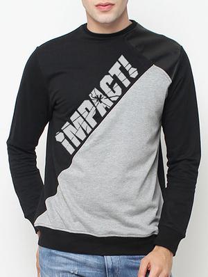 grey cotton sweatshirt - 14418447 - Standard Image - 1