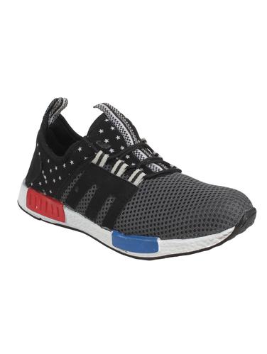 grey Mesh lace up sport shoe - 14418601 - Very Small Image - 1